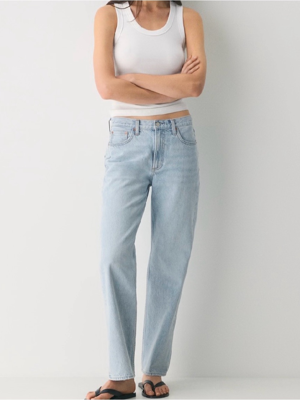 Denim Forum The '90s Iggy Lo-Rise Baggy Jeans 100% Cotton Women’s Size 25